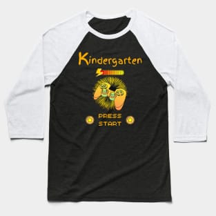 Kindergarten Press Start - Cool Gamer Controller Black Baseball T-Shirt